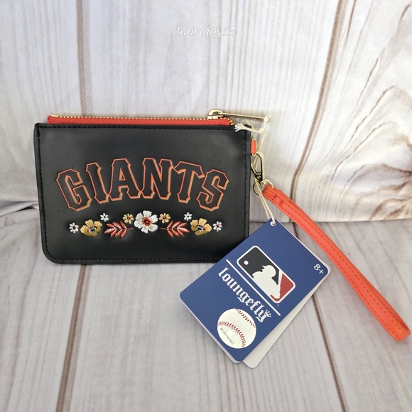 Loungefly Handbags - 🌞SOLD🌞 San Francisco Giants Loungefly Wristlet Wallet Baseball MLB Floral Sewn